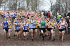 Mens under-17s 2018 British Inter Counties Cross Country Champs., Prestwold Hall, Loughborough. Photo: David T. Hewitson/Sports for All Pics